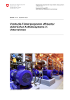 Vorstudie Förderprogramm effizienter elektrischer Antriebssysteme in Unternehmen