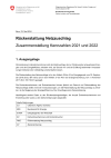 Rückerstattung Netzzuschlag – Zusammenstellung Kennzahlen 2021 und 2022