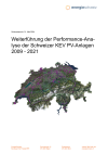 Weiterführung der Performance-Analyse der Schweizer KEV PV-Anlagen 2009-2021