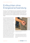 Entfeuchten ohne Energieverschwendung