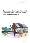 Basisanalyse der energie-, klima- und umweltrelevanten Aspekte in den Berufen der Elektrobranche