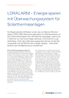 LORALARM – Energie sparen mit Überwachungssystem für Solarthermieanlagen