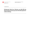 Erläuternder Bericht zur Revision vom Mai 2025 der Rohrleitungsverordnung und der Rohrleitungssicherheitsverordnung