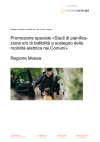 Promozione speciale «Studi di pianificazione e/o di fattibilità a sostegno della mobilità elettrica nei Comuni» - Regione Moesa