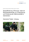 Spezialförderung «Planungs- oder/und Machbarkeitsstudien zur Unterstützung und Förderung der Elektromobilität in Gemeinden» - Gemeinde Thalwil - Anhang