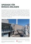 Upgrade for biogas plants