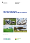 Energiepotenzial aus vergärbarer Biomasse in der Schweiz