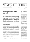 EnergieSchweiz Newsletter Nr. 4