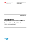 Methodenbericht Ex-post-Analysen Energieverbrauch: Dokumentation des Modells für den Sektor Dienstleistungen