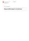 Wasserstoffstrategie für die Schweiz