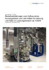 Bedarfsabklärungen zum Aufbau eines Kursangebotes und Lehrmittels für Heizung und Kälte im Leistungsbereich ab 100kW