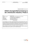 Abfall-Lösungsmittelverwertung in der chemischen Industrie, Phase 2