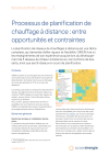 Processus de planification de chauffage à distance: entre opportunités et contraintes