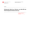 Erläuternder Bericht zur Revision vom Mai 2025 der Rohrleitungssicherheitsverordnung