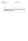 Erläuternder Bericht zur Revision vom Mai 2025 der Kernenergieverordnung