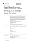 Statistik Spezialfeuerungen (ehemals Teilstatistik Spezielle energetische Holznutzungen: Feuerungen und Motoren für erneuerbare Abfälle)
