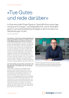 «Tue Gutes  und rede darüber»