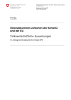 Stromabkommen zwischen der Schweiz und der EU