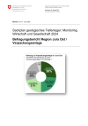 Sachplan geologisches Tiefenlager: Monitoring Wirtschaft und Gesellschaft 2024