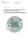 Sachplan geologisches Tiefenlager: Monitoring Wirtschaft und Gesellschaft 2024