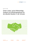 Green Lease / grüne Mietverträge Analyse und Handlungsoptionen für  die aktuelle Situation in der Schweiz