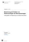 Berechnung der Kosten von Referenzanlagen bei Biomasseanlagen