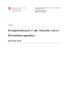 Energieverbrauch in der Industrie und im Dienstleistungssektor