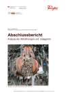Analyse der Abfallmengen und -kategorien