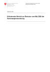 Erläuternder Bericht zur Revision vom Mai 2026 der Kernenergieverordnung