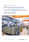 Beratungsangebote und Förderprogramme des Bundes