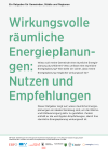 Wirkungsvolle räumliche Energieplanungen: Nutzen und Empfehlungen