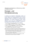 Energie- und Klimabilanzierung