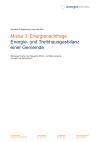 Modul 3: Energienachfrage - Energie- und Treibhausgasbilanz einer Gemeinde