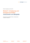 Modul 9: Umsetzung und Energievorschriften - Instrumente und Beispiele