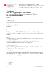 Verordnung über die Organisation zur Sicherstellung der wirtschaftlichen Landesversorgung im Bereich der Elektrizitätswirtschaft (VOEW)