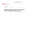 Erläuternder Bericht zur Revision vom November 2025 der Energieförderungsverordnung