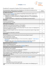 Checkliste für temporäre Projekte 2025 (Umsetzung 2025-2026)