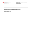 Corporate Footprint Calculator - User Manual
