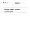 Corporate Footprint Calculator - Developer Manual