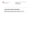 Corporate Footprint Calculator - Datenübertragung Scope Emissions Tool