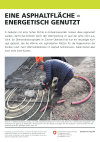 Eine Asphaltfläche – energetisch genutzt