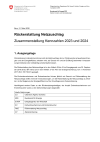 Rückerstattung Netzzuschlag – Zusammenstellung Kennzahlen 2023 und 2024