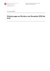 Rapport explicatif concernant la révision de novembre 2026 de l’ordonnance sur la responsabilité civile en matière nucléaire (ORCN)