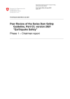 Chairman report external expert review
