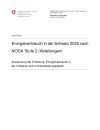 Energieverbrauch in der Schweiz 2025 nach NOGA Stufe 2 (Abteilungen)
