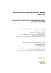 Überblick über den Energieverbrauch der Schweiz im Jahre 2001