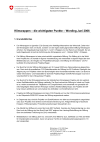 Klimarappen – die wichtigsten Punkte – Wording Juni 2006