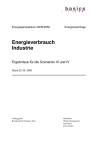 Energieverbrauch Industrie