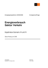 Energieverbrauch Sektor Verkehr