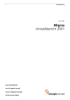 Migros. Umweltbericht 2001